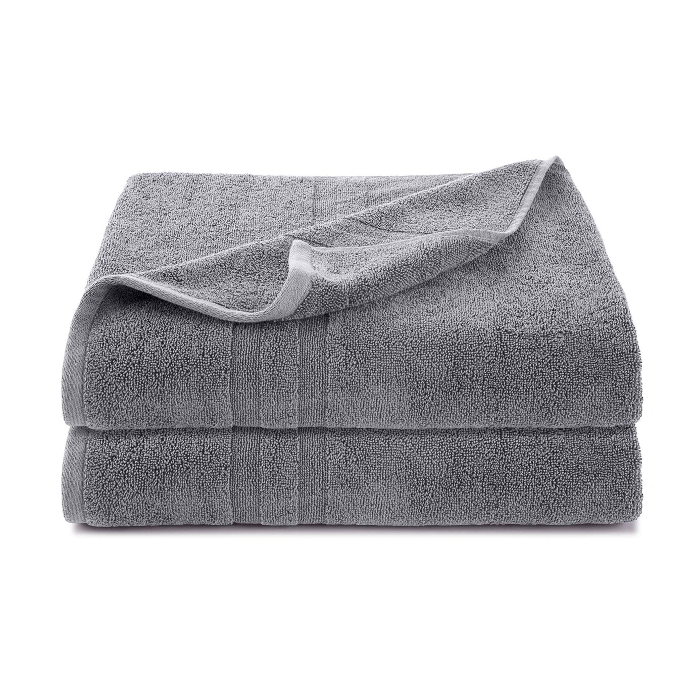 Martex Active 2-Pack Gray Gym Towel with SILVERbac™ Antimicrobial Technology
