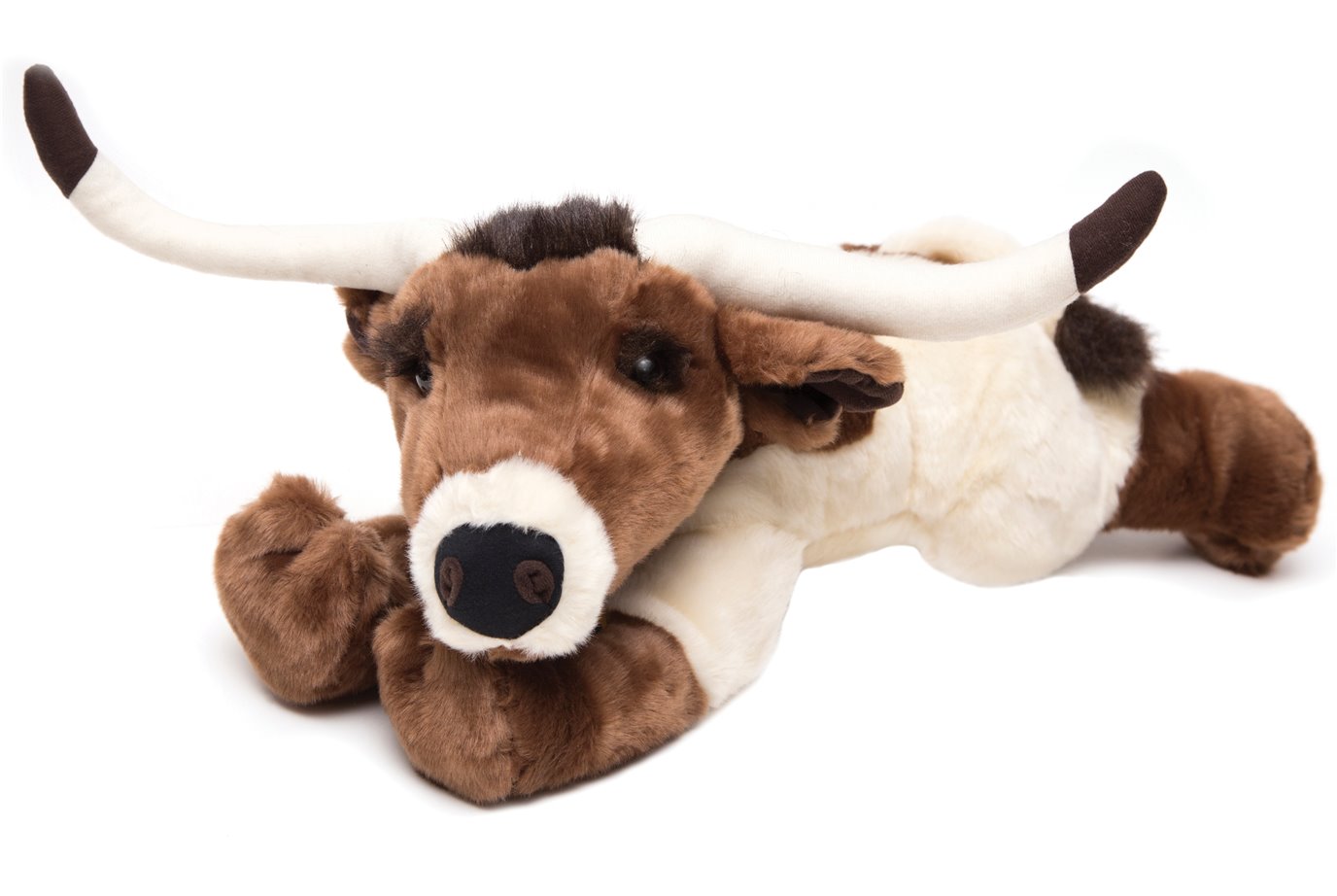Carstens Large Longhorn Cow Plush Stuffed Animal 24"
