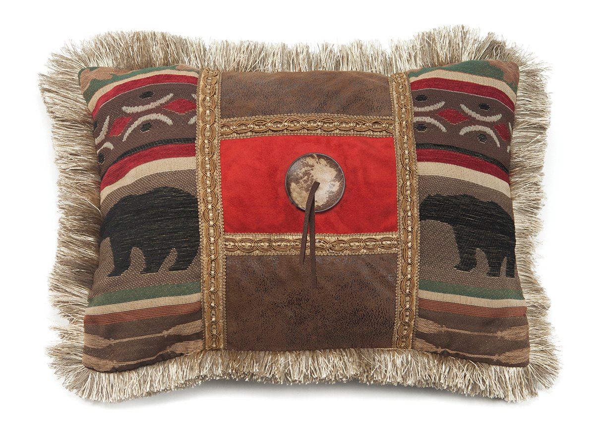 Carstens Backwoods Rustic Cabin Throw Pillow 16" x 20"