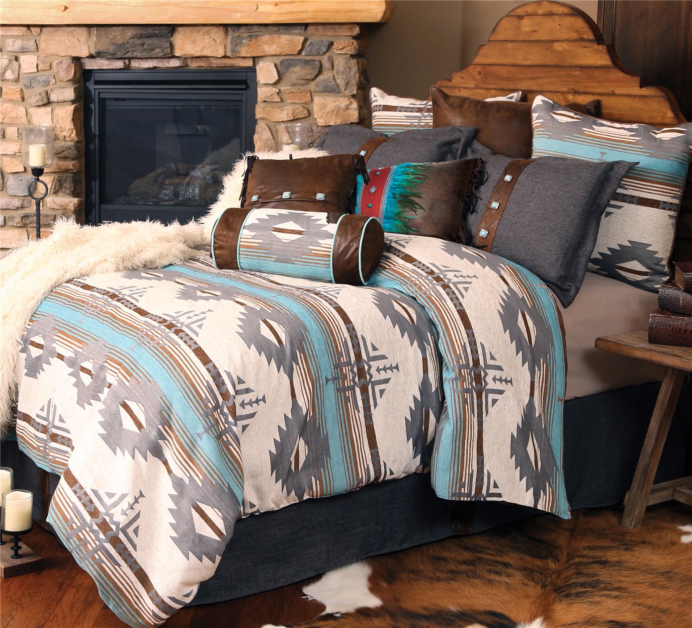 Carstens Badlands Southwestern 4-Piece Comforter Set, Twin