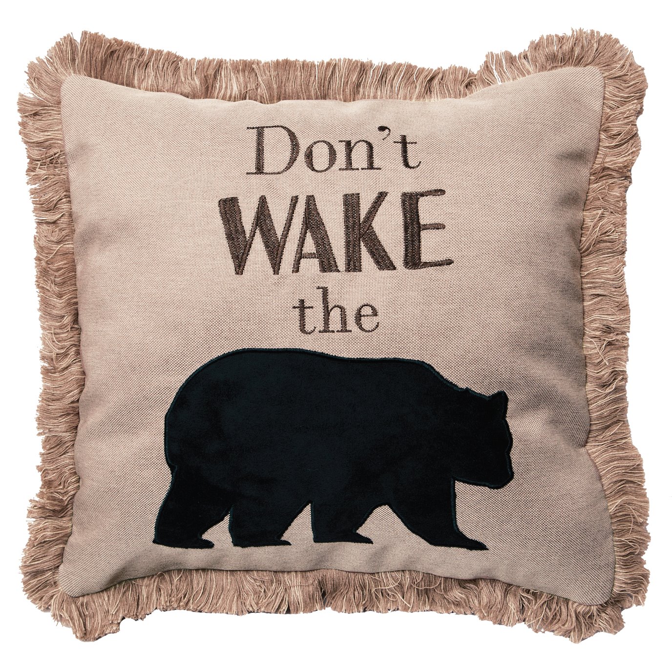 Don't wake the Bear pillow