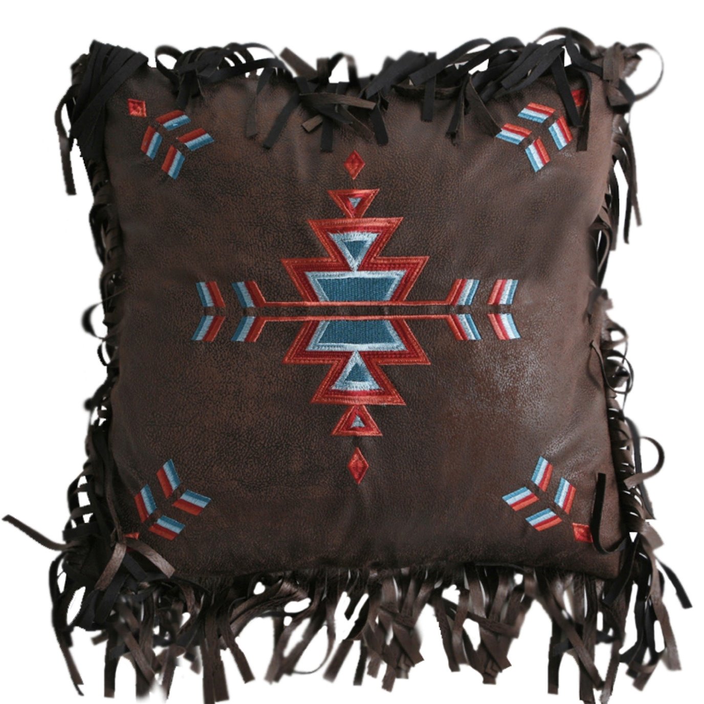 SW Embroidered Cross pillow