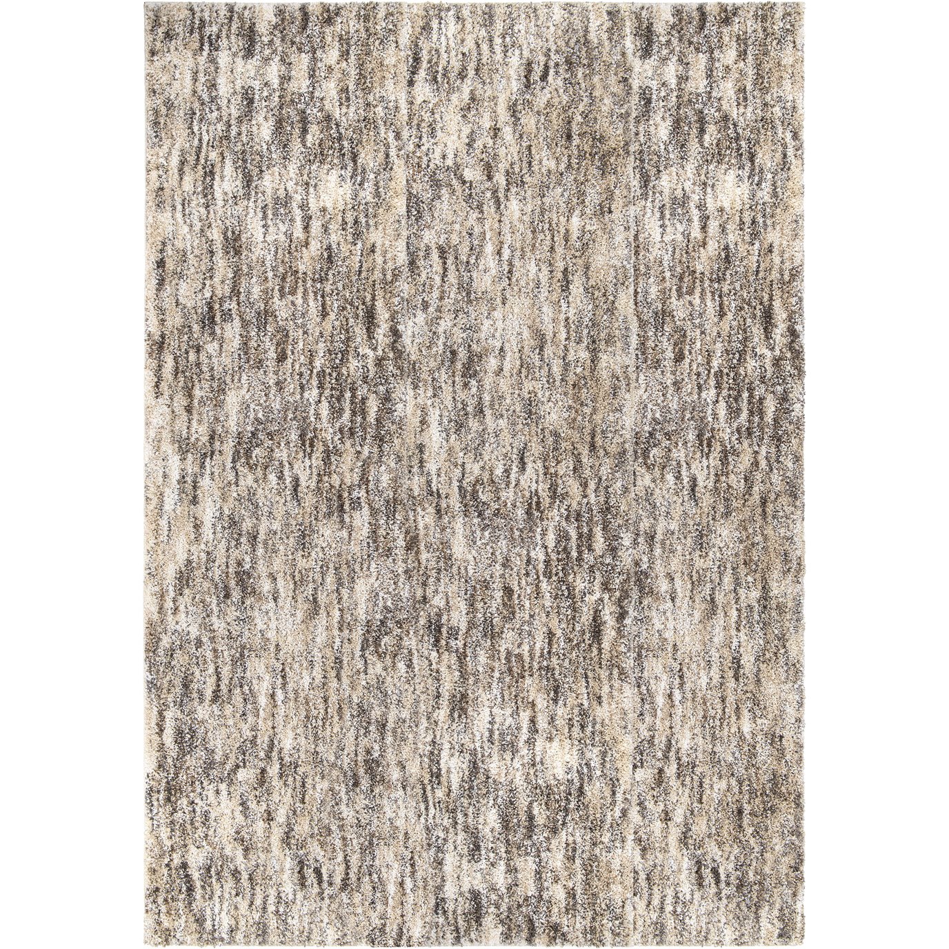 Multi Solid  Taupe Grey 5'3" X 7'6" Rug