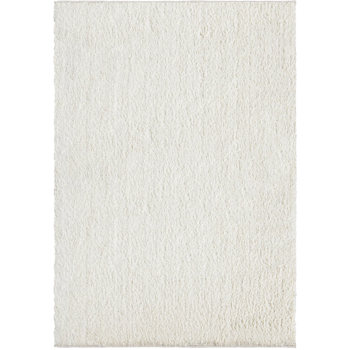 Solid White 5'3"x7'6" Rug