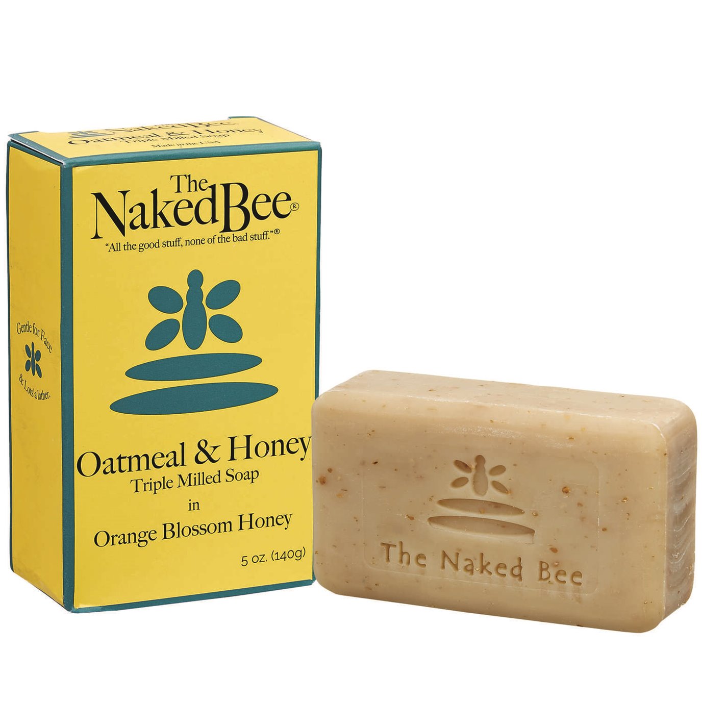 Naked Bee Orange Blossom Honey Triple Milled Bar Soap