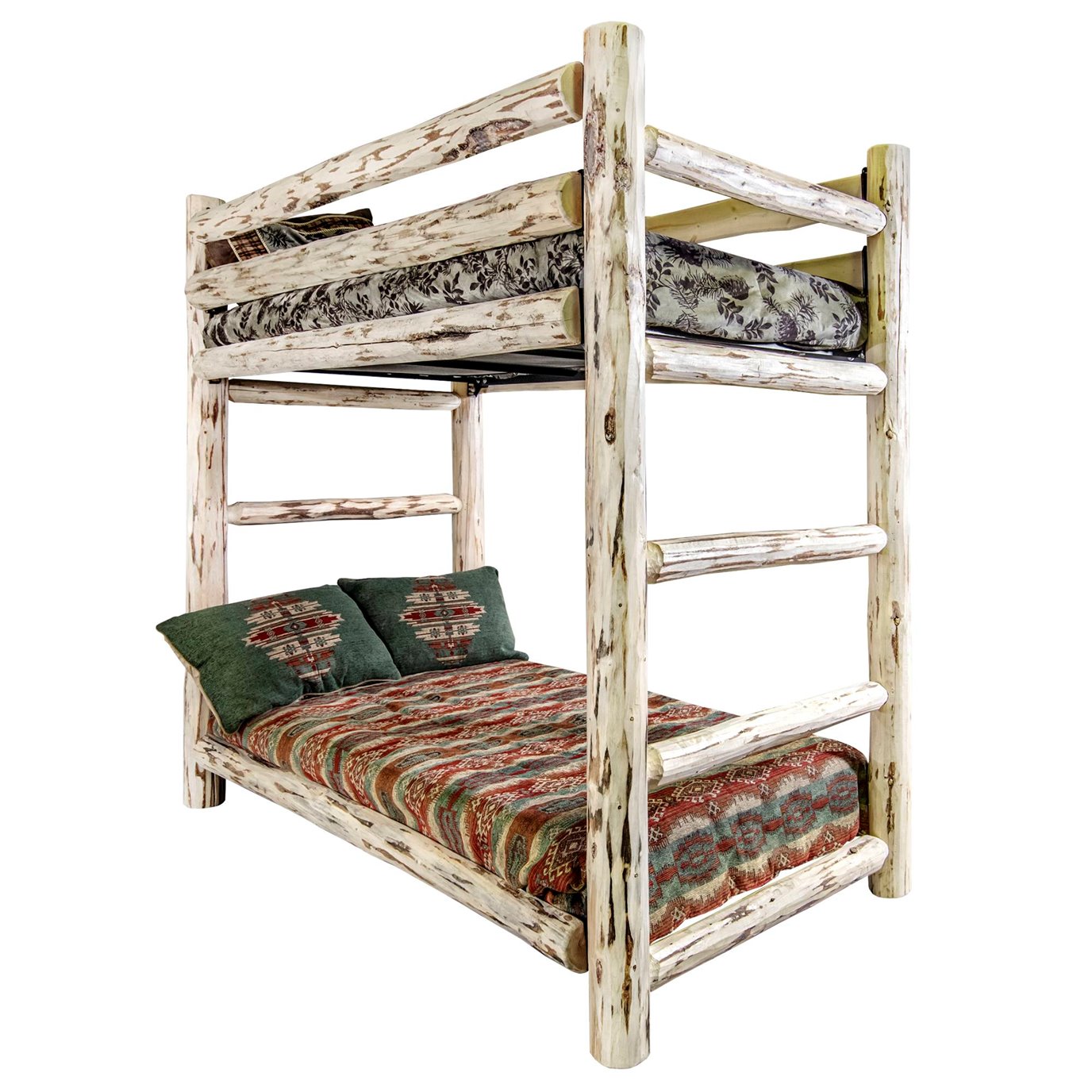 Montana Twin over Twin Bunk Bed - Clear Lacquer Finish