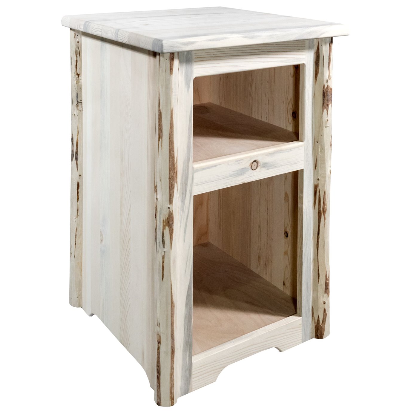 Montana End Table - Clear Lacquer Finish