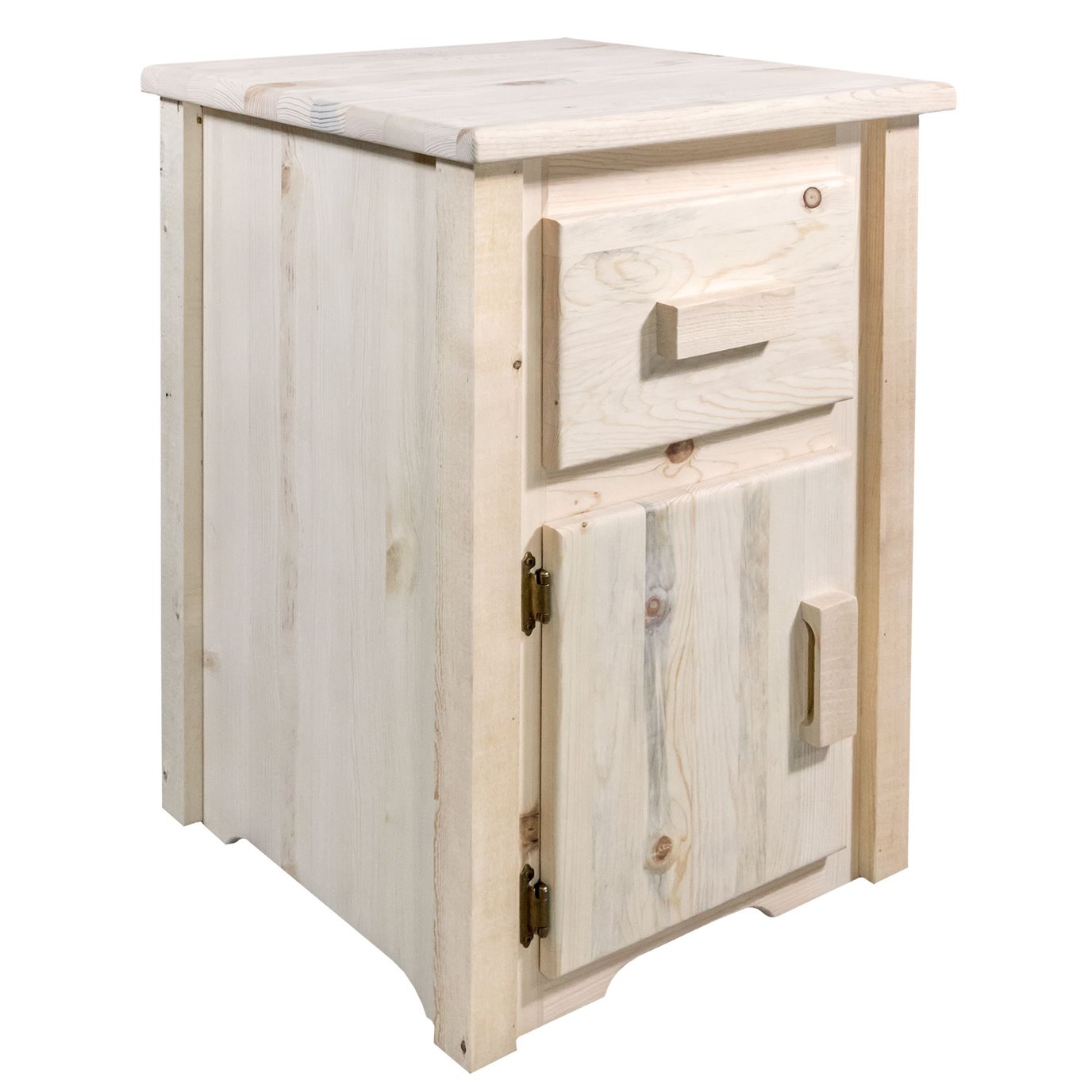 Homestead End Table w/ Drawer & Left Hinged Door - Ready to Finish