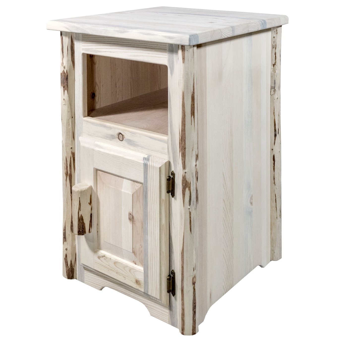 Montana End Table w/ Right Hinged Door - Ready to Finish