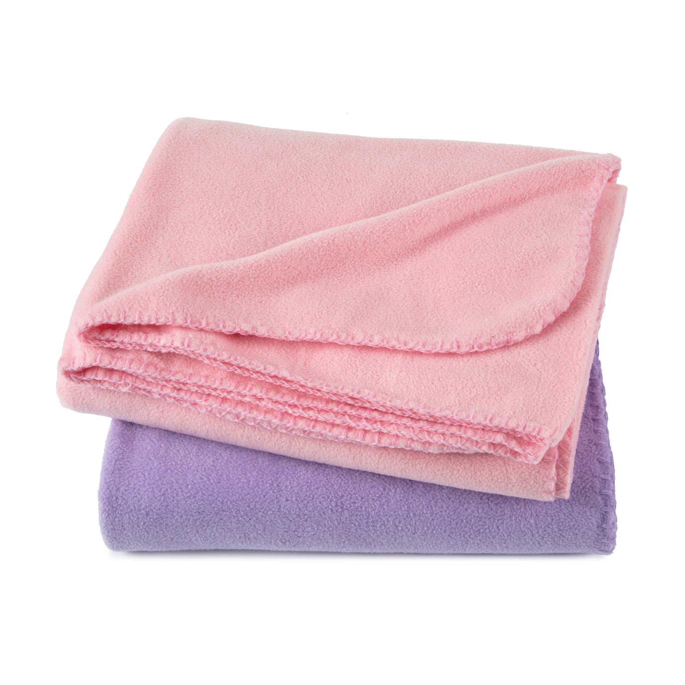 Martex 2-Pack Purple and Pink Throw Set