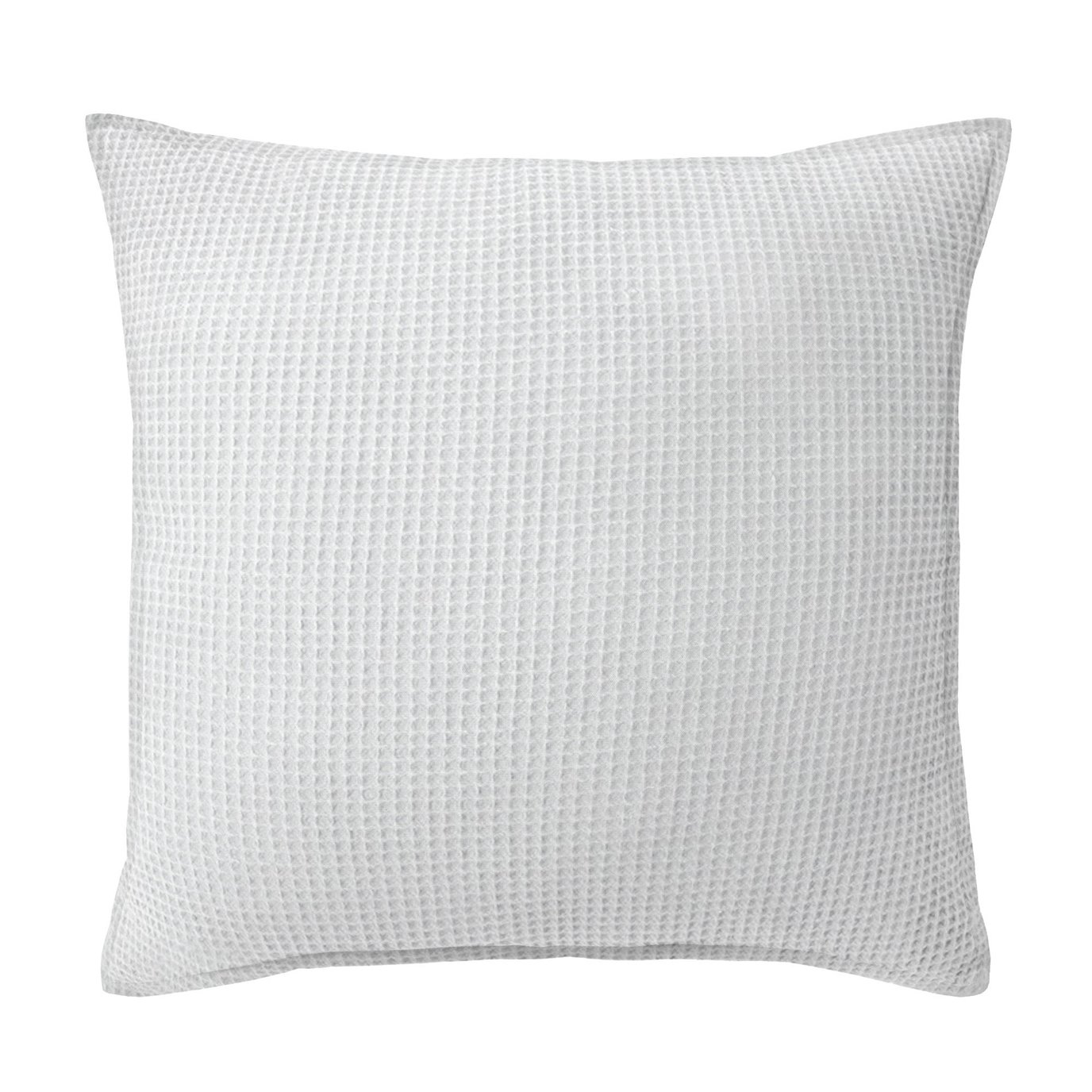 Classic Waffle White Decorative Pillow - Size 20" Square