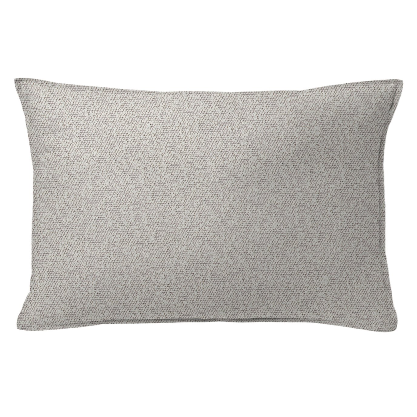 Jackson Boucle Cream Decorative Pillow - Size 14"x20" Rectangle