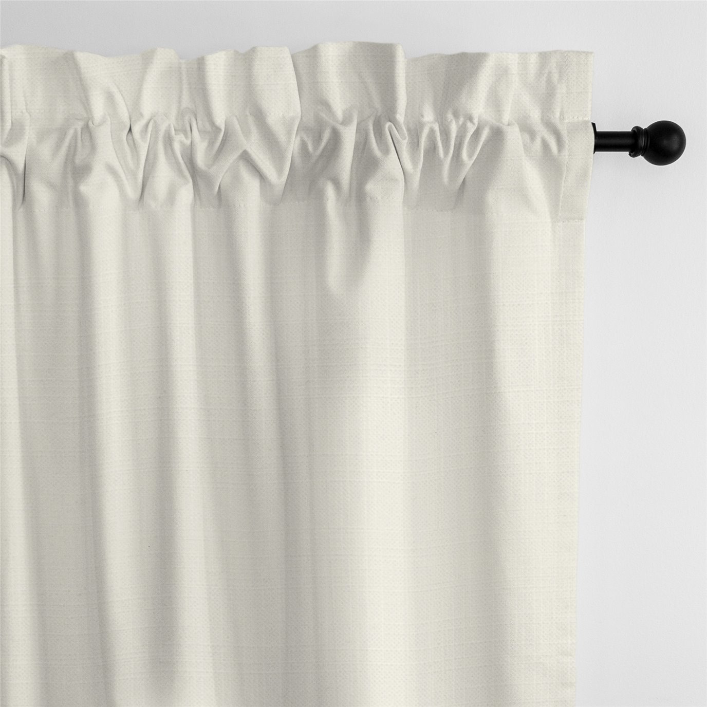 Ancebridge Vanilla Pole Top Drapery Panel - Pair - Size 50"x120"