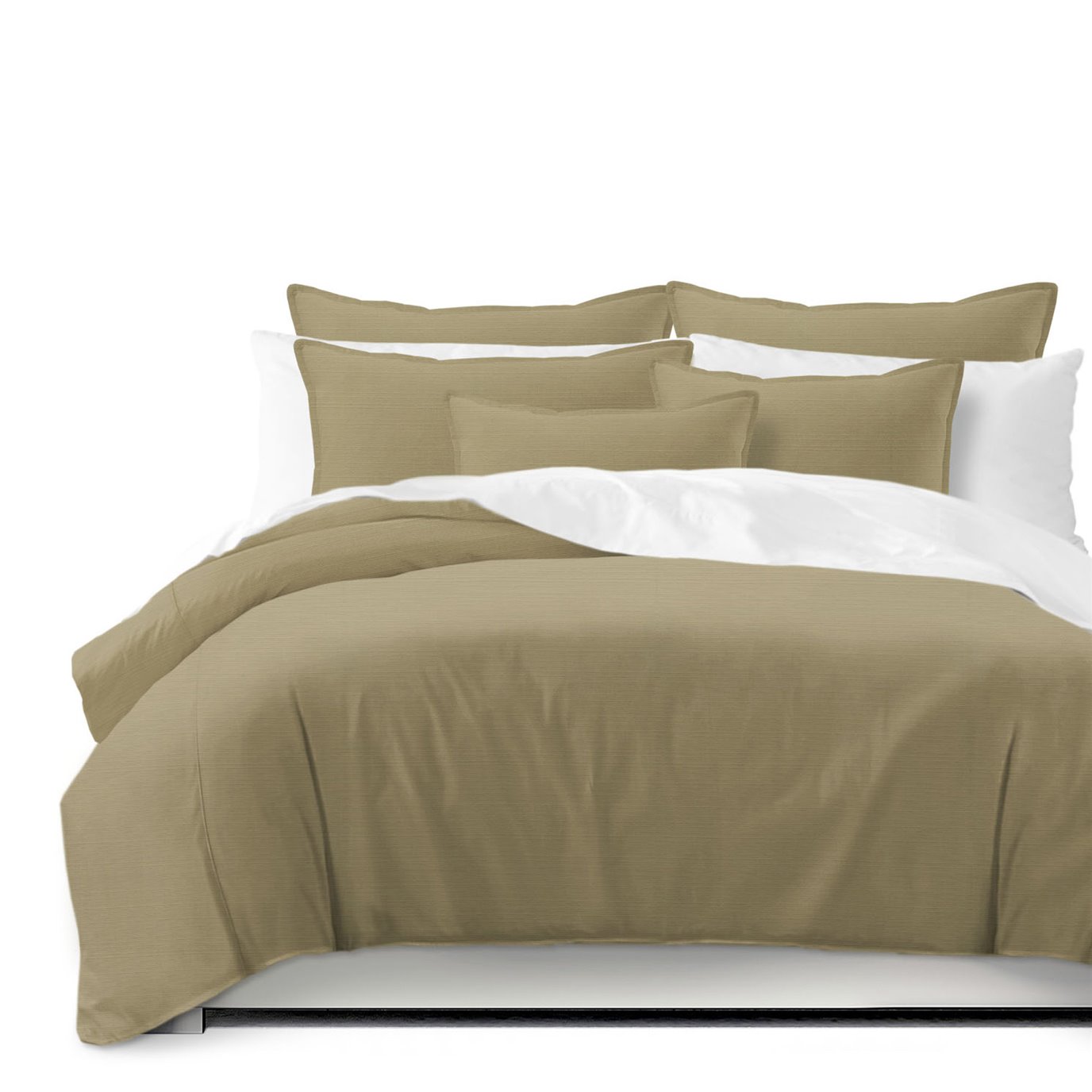 Nova Gold Comforter and Pillow Sham(s) Set - Size Queen