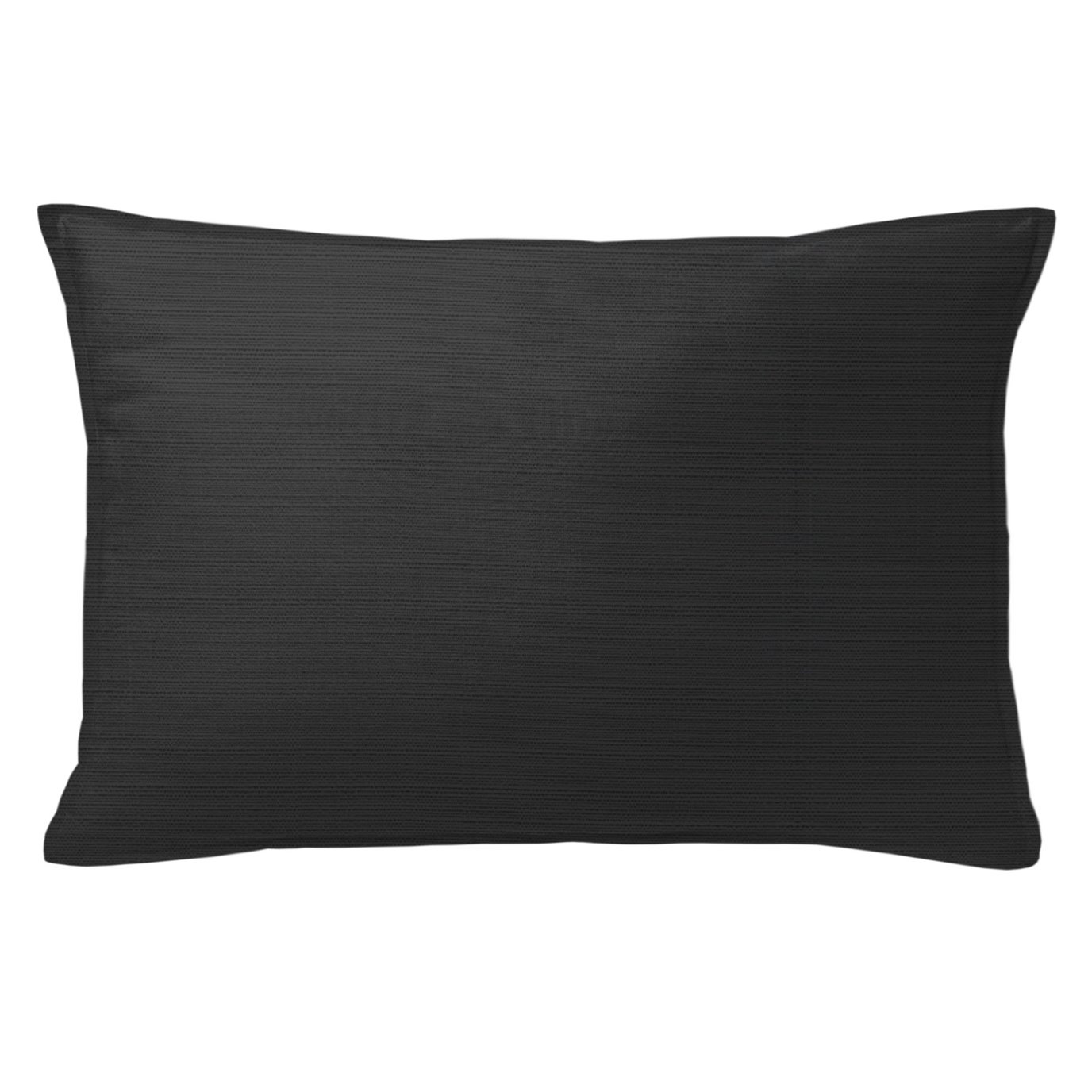 Nova Black Decorative Pillow - Size 14"x20" Rectangle
