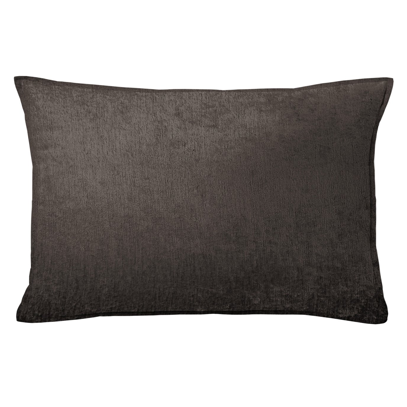 Juno Velvet Chocolate Decorative Pillow - Size 14"x20" Rectangle