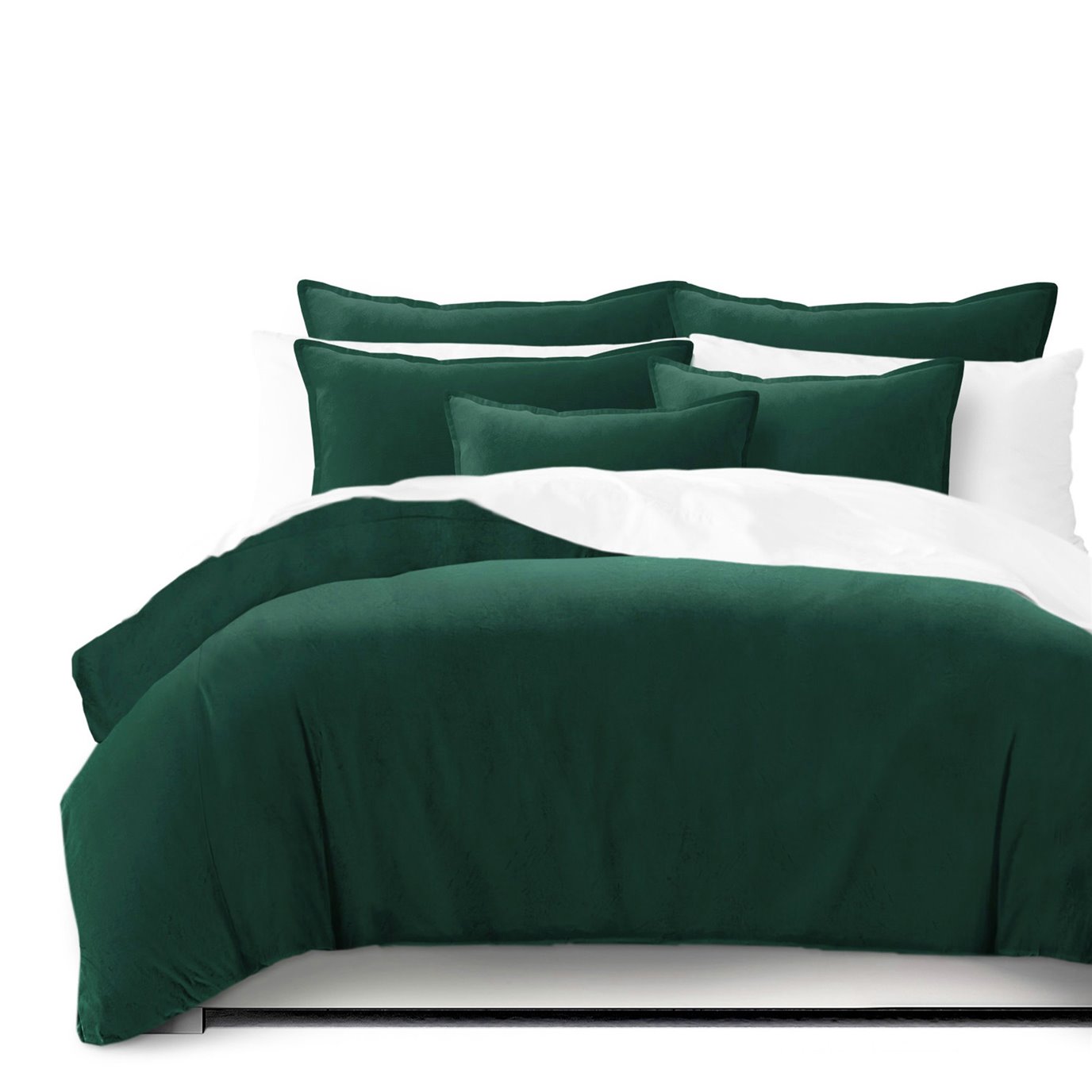 Vanessa Emerald Coverlet and Pillow Sham(s) Set - Size Full