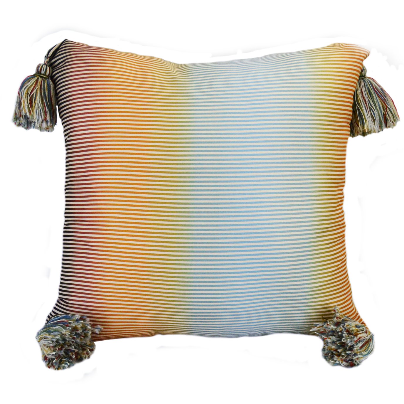Natures Collage Decorative Pillow -  Ombre