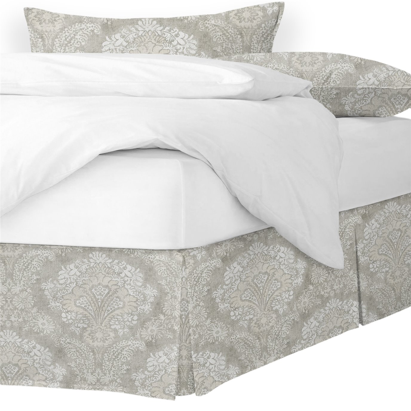 Ophelia Stone Full/Double Bed Skirt 15" drop