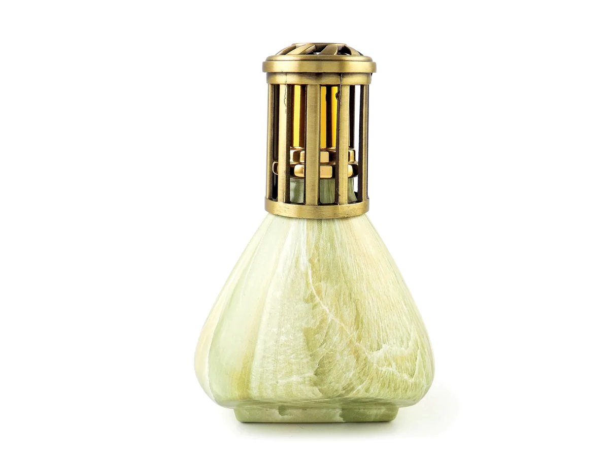 La Tee Da Jade Stone Glass Fragrance Lamp