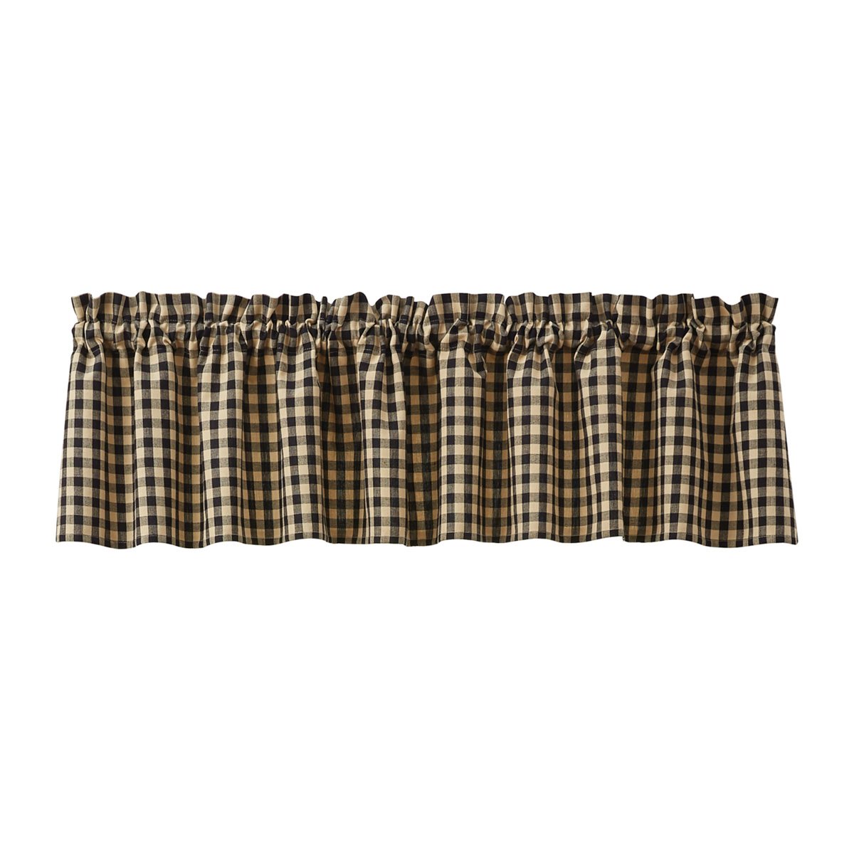 Berry Gingham Lined Valance 72X14