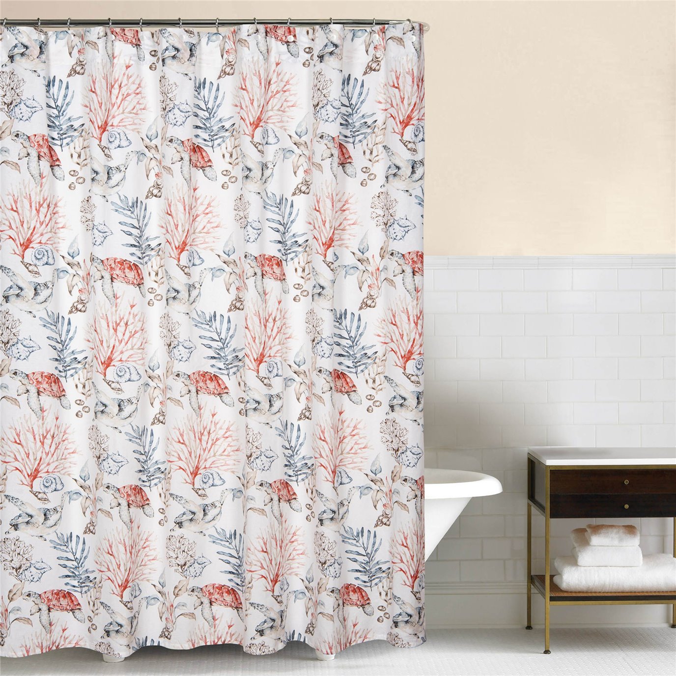 Tranquil Tides Shower Curtain