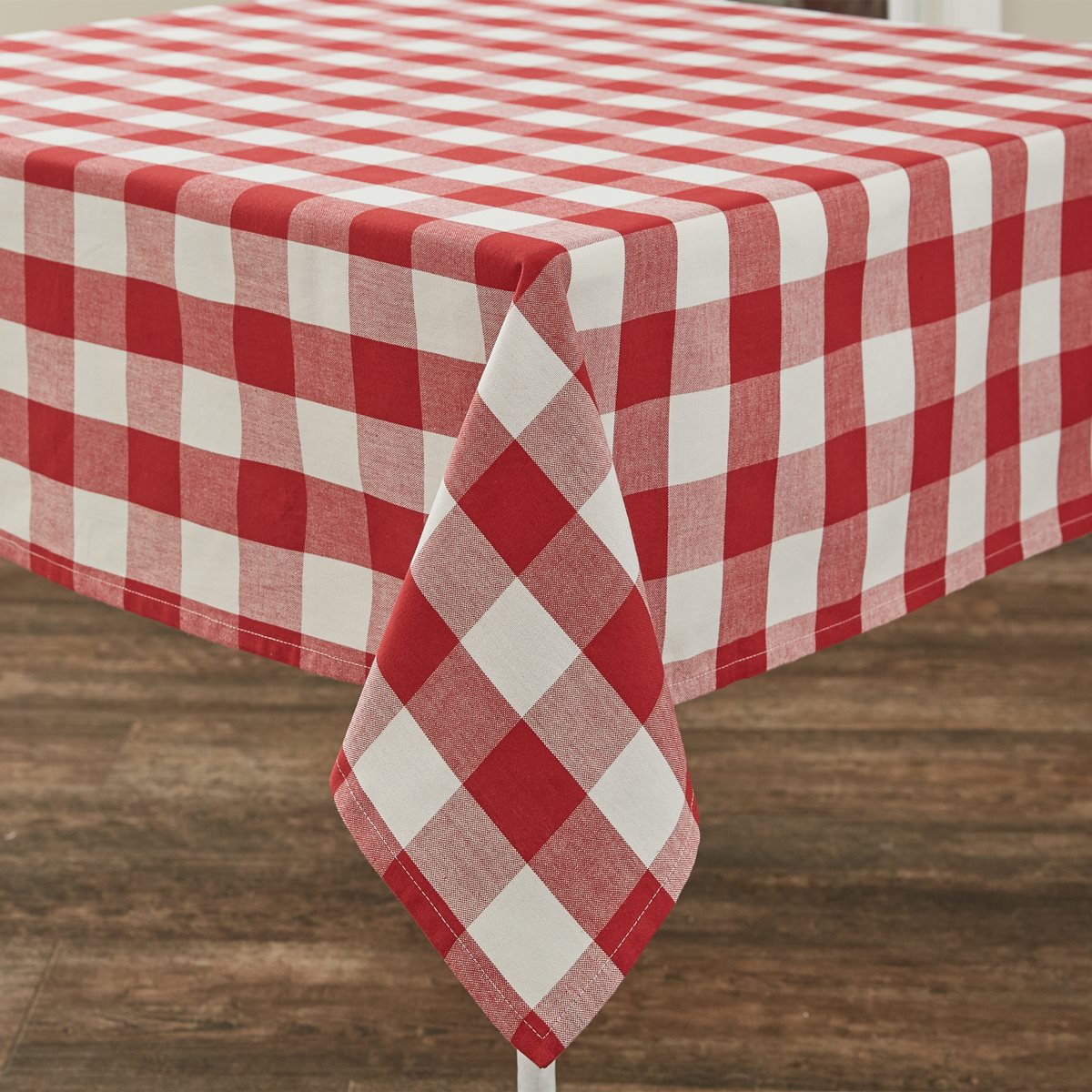 Wicklow Check Tablecloth 54X54 Red/Cream
