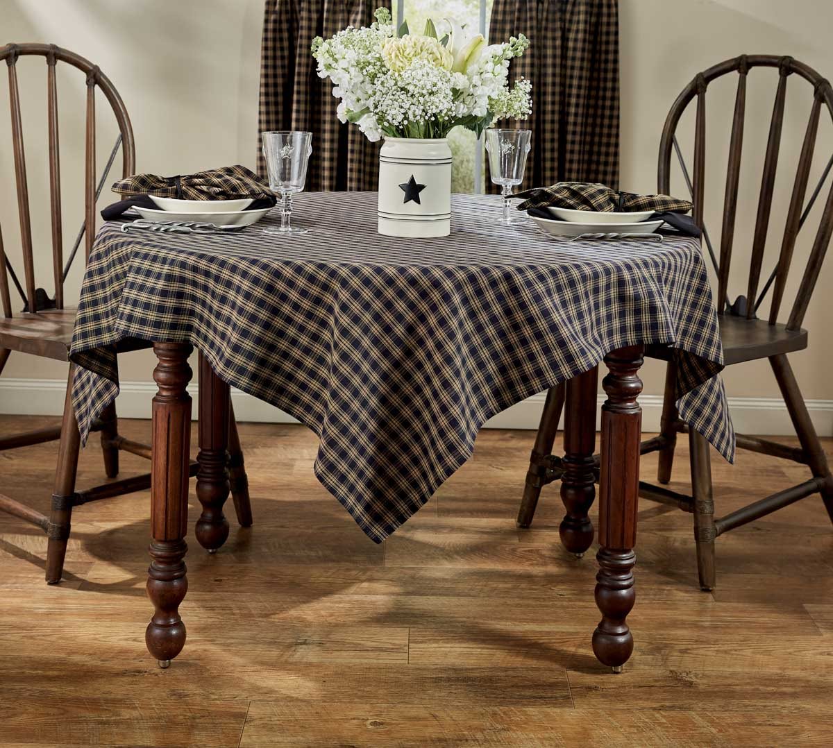Sturbridge Tablecloth 54X54-Black