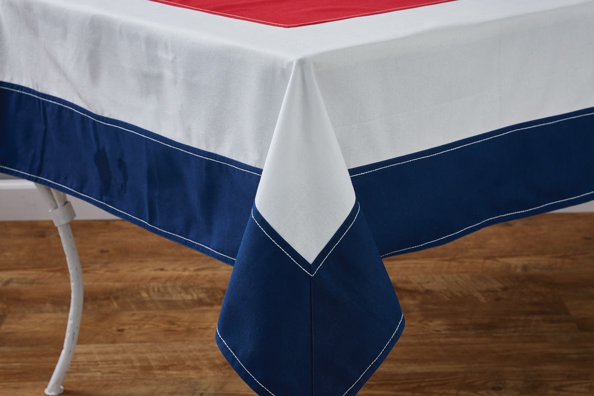 Whiskey Flag Tablecloth 54X54