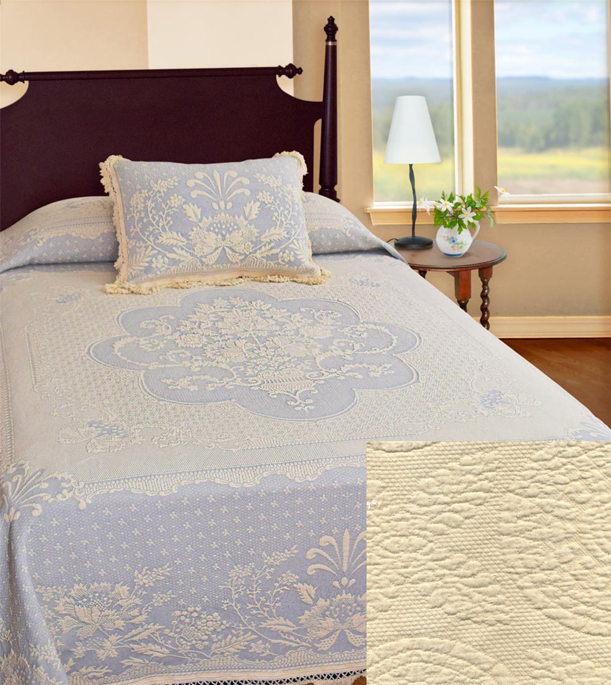 Abigail Style Full Antique Bedspread