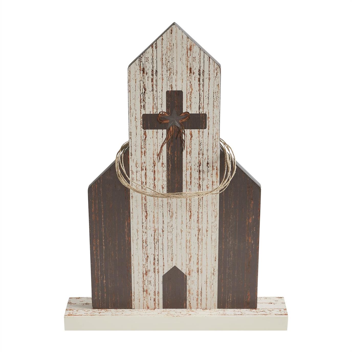 BGCOPPER Savior Jesus Cross - Carved from Natural Wood