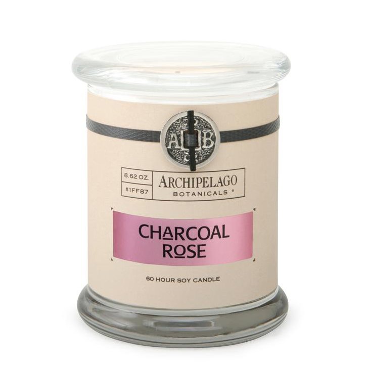 Archipelago Charcoal Rose Jar Candle