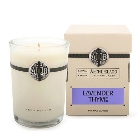 Archipelago Lavender Thyme Soy Boxed Candle