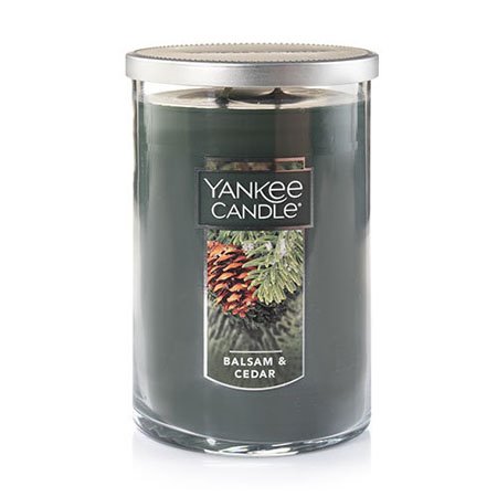 Yankee Candle Balsam & Cedar Large 2 Wick Tumbler Candle