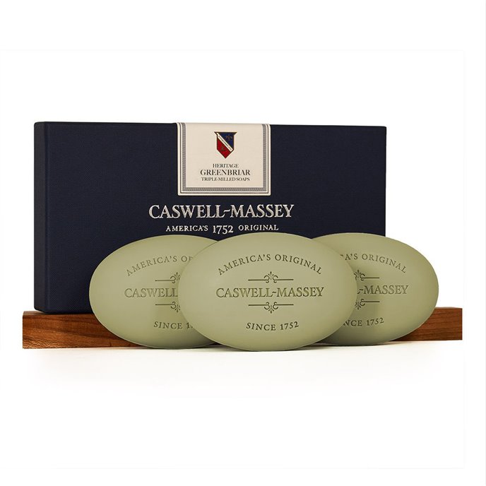 Caswell-Massey Greenbriar Bath Soap box of 3 (3 x 5.8 oz.) Thumbnail