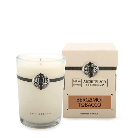 Archipelago Bergamot Tobacco Soy Boxed Candle Thumbnail