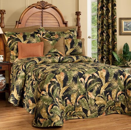 La Selva Black Queen Thomasville Bedspread Thumbnail