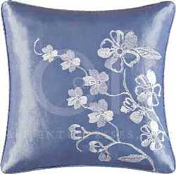 Mazarine Embroidered Square Pillow Thumbnail