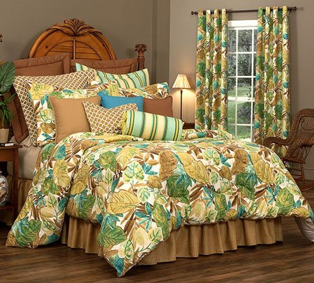 Brunswick Cal King Thomasville Comforter Set (15" bedskirt) Thumbnail