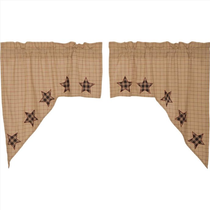 Bingham Star Swag Applique Star Set of 2 36x36x16 Thumbnail