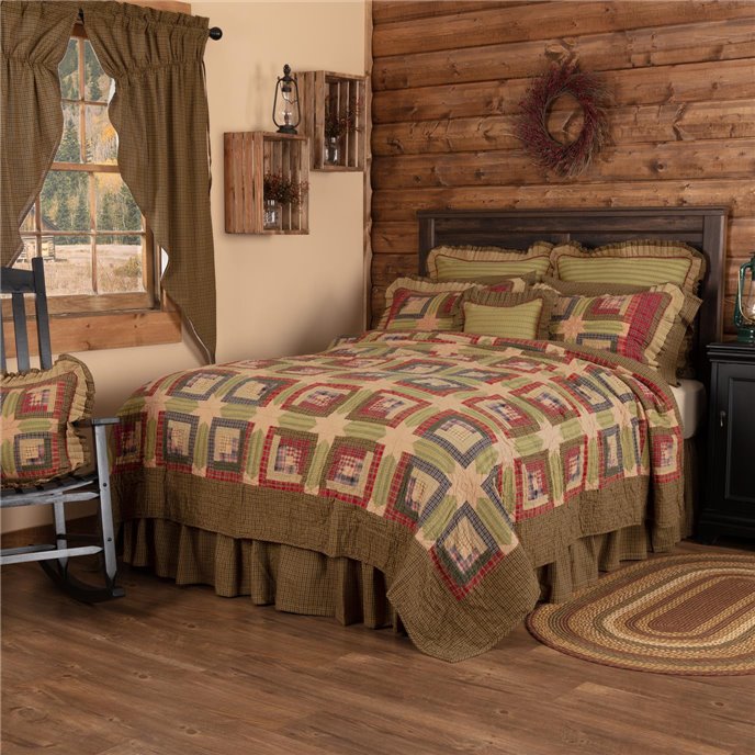 Tea Cabin Luxury King Quilt 120Wx105L Thumbnail