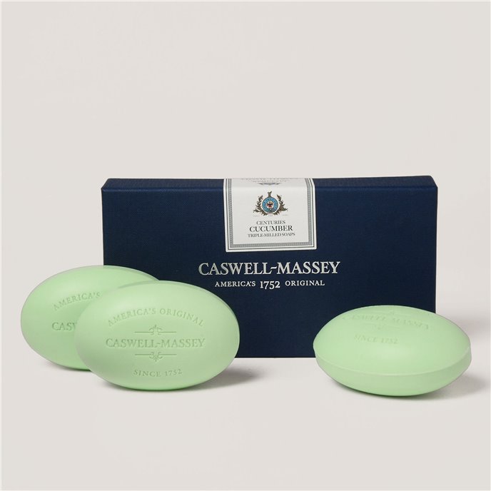 Caswell-Massey Cucumber Soap (3 bars x 5.8 oz) Thumbnail