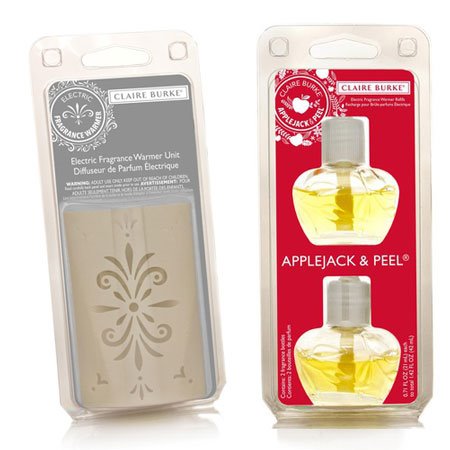 Claire Burke Applejack & Peel Fragrance Warmer Refill Pack Plus Warmer Unit Set Thumbnail