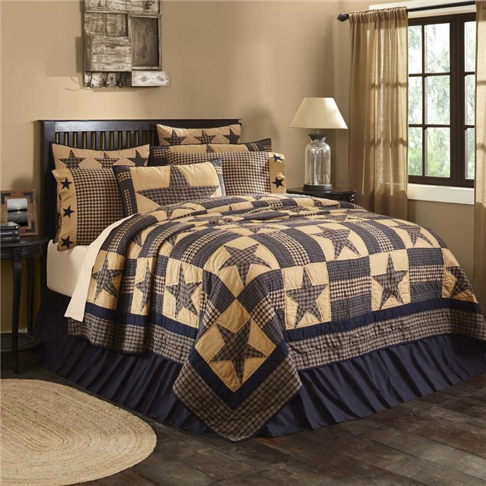 Teton Star King Quilt 105Wx95L Thumbnail