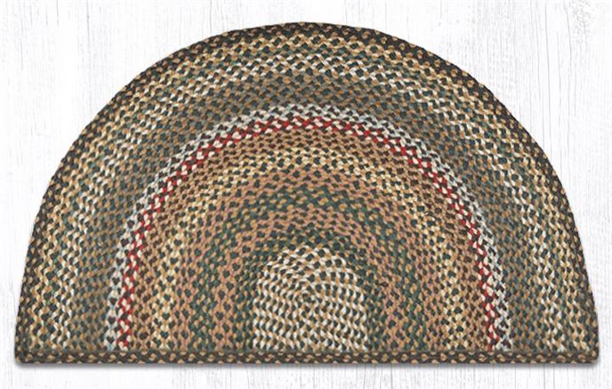 Fir/Ivory Large Rug Slice 24"x39" Thumbnail