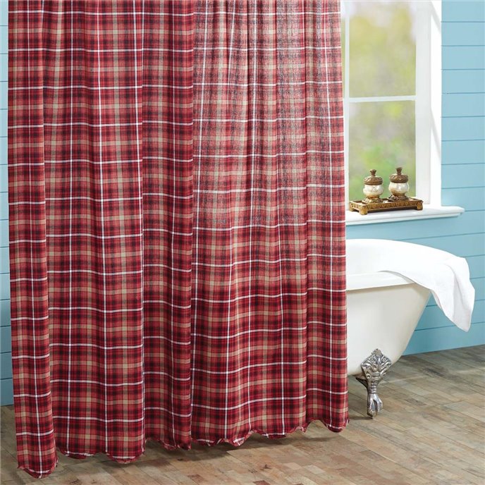 Braxton Scalloped Shower Curtain 72x72 Thumbnail