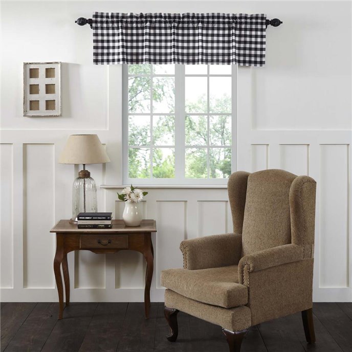 Annie Buffalo Black Check Valance 16x60 Thumbnail