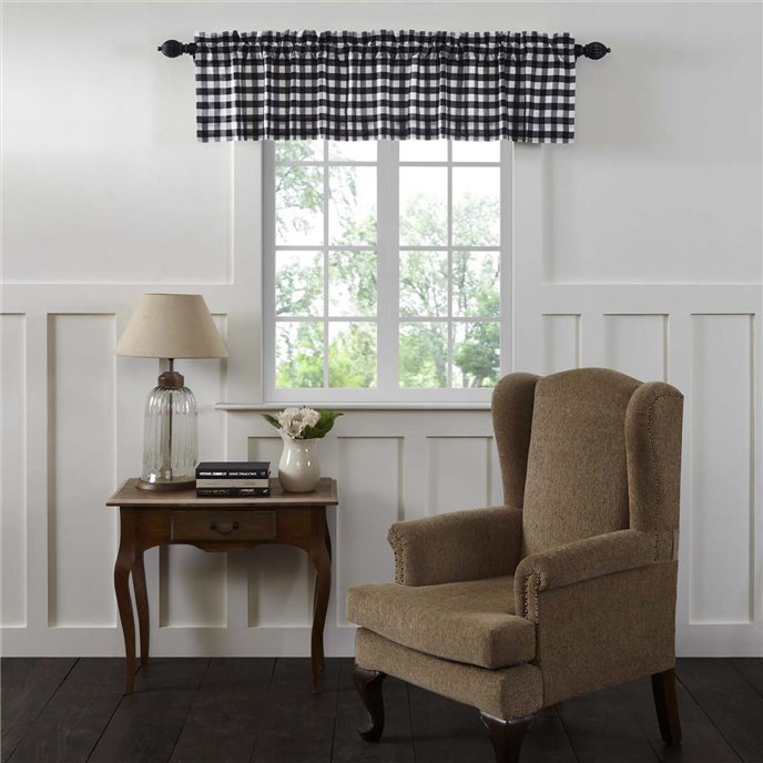 Annie Buffalo Black Check Valance 16x72 Thumbnail