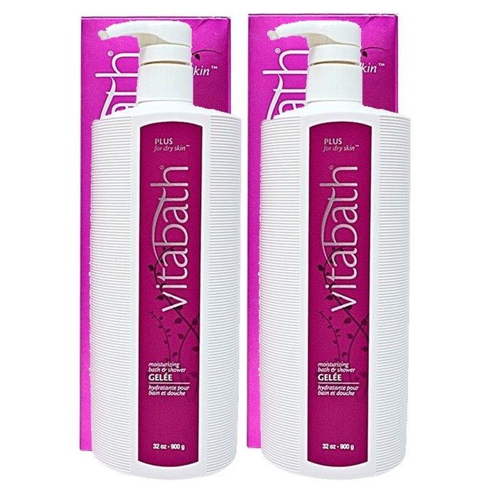 Vitabath Plus for Dry Skin Moisturizing Bath & Shower Gelee 2 Pack (2 x 32 oz) Thumbnail