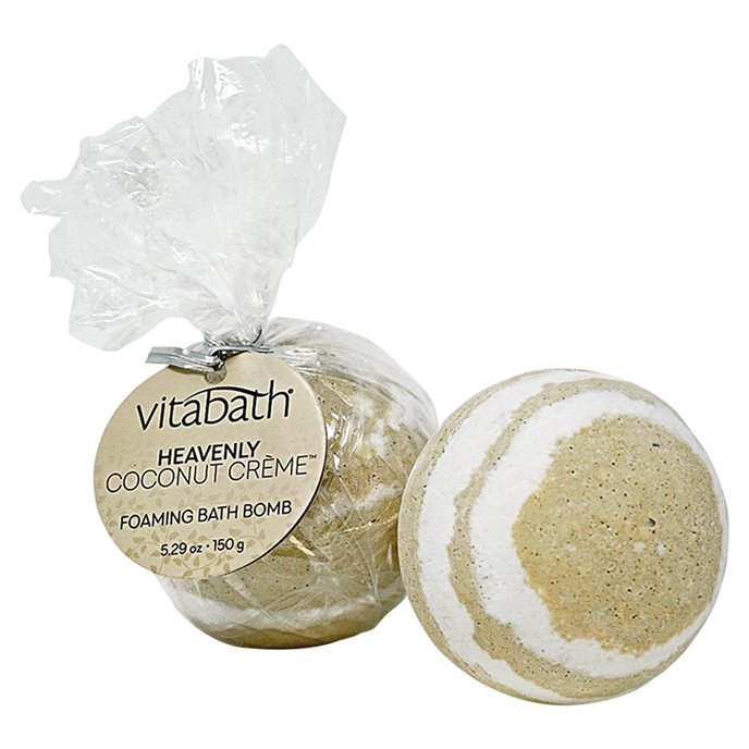 Vitabath Heavenly Coconut Creme Foaming Bath Bomb(5.29 oz) Thumbnail